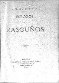 Esbozos y rasguños / José María de Pereda | Biblioteca Virtual Miguel de Cervantes