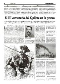 El III Centenario del Quijote en la prensa / José Ferrándiz Lozano | Biblioteca Virtual Miguel de Cervantes