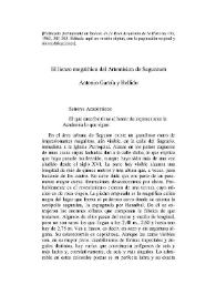 El lienzo megalítico del Artemision de Saguntum / Antonio García y Bellido | Biblioteca Virtual Miguel de Cervantes