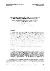 Fuentes historiográficas para el estudio e interpretación de los montes y sus aprovechamientos : su aplicación en Castilla y León (ss. XVI-XX) | Biblioteca Virtual Miguel de Cervantes