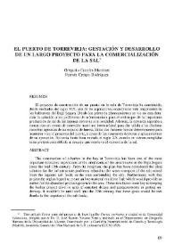 El puerto de Torrevieja : gestación y desarrollo de un largo proyecto para la comercialización de la sal / Gregorio Canales Martínez y Fermín Crespo Rodríguez | Biblioteca Virtual Miguel de Cervantes