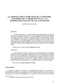 La articulación y estrategia de la industria azulejera : de la tradición local a la internacionalización de las actividades | Biblioteca Virtual Miguel de Cervantes