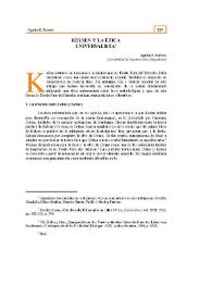 Kelsen y la ética universalista | Biblioteca Virtual Miguel de Cervantes