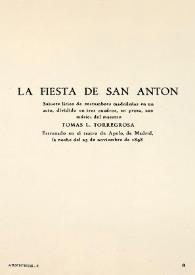 La fiesta de San Antón / Carlos Arniches | Biblioteca Virtual Miguel de Cervantes