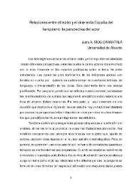 Relaciones entre el teatro y el cine en la España del franquismo: la perspectiva del actor / Juan Antonio Ríos Carratalá | Biblioteca Virtual Miguel de Cervantes