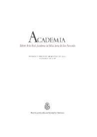 Academia : Boletín de la Real Academia de Bellas Artes de San Fernando. Primer y segundo semestre de 2004. Números 98 y 99. Preliminares e índice | Biblioteca Virtual Miguel de Cervantes