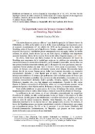 Un importante tesoro de bronces romanos hallado en Straubing, Baja Baviera / Antonio García y Bellido | Biblioteca Virtual Miguel de Cervantes