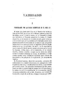 Peregrinación por las Indias occidentales en el siglo XVI / Cesáreo Fernández Duro | Biblioteca Virtual Miguel de Cervantes