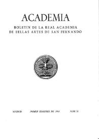 Academia : Boletín de la Real Academia de Bellas Artes de San Fernando. Primer semestre de 1993. Número 76. Preliminares e índice | Biblioteca Virtual Miguel de Cervantes