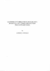 Las honras fúnebres por Floridablanca en Sevilla y el túmulo proyectado por Cayetano Vélez / Alfredo J. Morales | Biblioteca Virtual Miguel de Cervantes