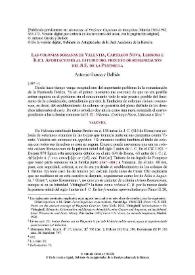 Las colonias romanas de Valentia, Carthago Nova, Libisosa e Ilici. Aportaciones al estudio del proceso de romanización del S.E. de la Península / Antonio García y Bellido | Biblioteca Virtual Miguel de Cervantes