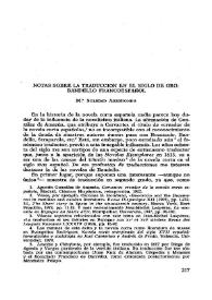 Notas sobre la traducción en el Siglo de Oro: Bandello Francoespañol / M.ª Soledad Arredondo | Biblioteca Virtual Miguel de Cervantes