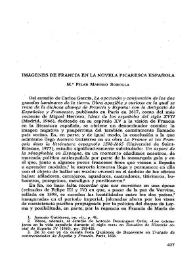 Imágenes de Francia en la novela picaresca española / M.ª Pilar Manero Sorolla | Biblioteca Virtual Miguel de Cervantes