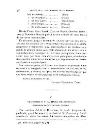 El castillo y la masía de Montalt : personajes ilustres de este apellido / Fidel Fita | Biblioteca Virtual Miguel de Cervantes