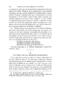 San Pedro Pascual. Incidente bibliográfico / Fidel Fita | Biblioteca Virtual Miguel de Cervantes