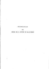 Necrologías del Excmo. Sr. D. Xavier de Salas Bosch / [Enrique Pardo Canalís, Álvaro Delgado Ramos, Luis Díez del Corral] | Biblioteca Virtual Miguel de Cervantes