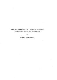 Ventura Rodríguez y su proyecto de nueva universidad en Alcalá de Henares | Biblioteca Virtual Miguel de Cervantes