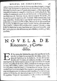 Rinconete y Cortadillo / Miguel de Cervantes Saavedra; edición de Florencio Sevilla Arroyo | Biblioteca Virtual Miguel de Cervantes