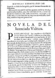 El licenciado vidriera / Miguel de Ceruantes Saauedra | Biblioteca Virtual Miguel de Cervantes