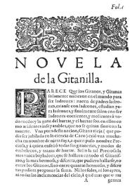 La gitanilla / Miguel de Cervantes Saavedra; edición de Florencio Sevilla Arroyo | Biblioteca Virtual Miguel de Cervantes