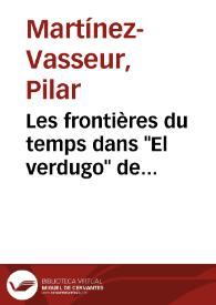 Les frontières du temps dans "El verdugo" de L. G. Berlanga / Pilar Martínez-Vasseur | Biblioteca Virtual Miguel de Cervantes