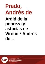 Ardid de la pobreza y astucias de Vireno / Andrés de Prado | Biblioteca Virtual Miguel de Cervantes