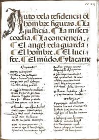 Auto de la residencia del hombre | Biblioteca Virtual Miguel de Cervantes