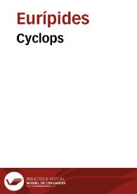 Cyclops / Euripides | Biblioteca Virtual Miguel de Cervantes