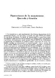 Figuraciones de lo monstruoso: Quevedo y Gracián / Jorge Checa | Biblioteca Virtual Miguel de Cervantes