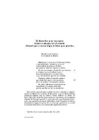 El derecho a no escoger: lector y amada en el soneto "Dejad que a voces diga el bien que pierdo" / David Gareth Walters | Biblioteca Virtual Miguel de Cervantes