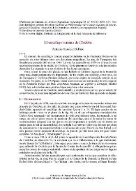 El sarcófago romano de Córdoba / Antonio García y Bellido | Biblioteca Virtual Miguel de Cervantes