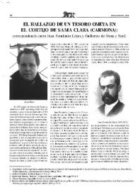 El hallazgo de un tesoro omeya en el cortijo de Santa Clara (Carmona): correspondencia entre Juan Fernández López y Guillermo de Osma y Scull / Jorge Maier Allende | Biblioteca Virtual Miguel de Cervantes