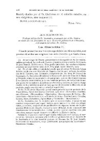 "Los almorávides". Trabajo inédito del Sr. Saavedra, presentado por el Sr. Codera en sesión de 2 de noviembre de 1912. Se acordó publicarlo en el Boletín a propuesta del mismo Sr. Codera / Eduardo Saavedra | Biblioteca Virtual Miguel de Cervantes