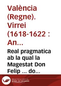 Real pragmatica ab la qual la Magestat Don Felip ... dona facultat per a portar pedrenyals de la llargaria de quatre palms de Catalunya, en la forma en la present Pragmatica expressada | Biblioteca Virtual Miguel de Cervantes