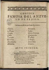 El anzuelo de Fenisa | Biblioteca Virtual Miguel de Cervantes