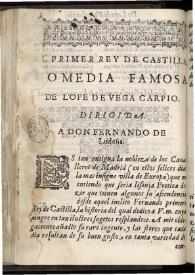 El primer rey de Castilla | Biblioteca Virtual Miguel de Cervantes