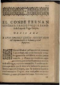 El Conde Fernan Gonçalez | Biblioteca Virtual Miguel de Cervantes