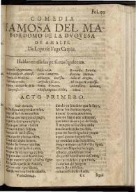 El mayordomo de la duquesa de Amalfi | Biblioteca Virtual Miguel de Cervantes