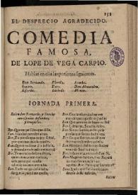 El desprecio agradecido | Biblioteca Virtual Miguel de Cervantes