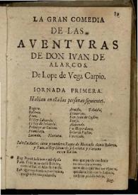 Las Auenturas de Don Iuan de Alarcos | Biblioteca Virtual Miguel de Cervantes