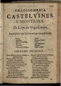 Casteluines y Monteses | Biblioteca Virtual Miguel de Cervantes