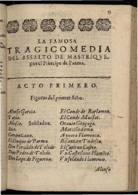 El assalto de Mastrique por el Principe de Parma / Lope de Vega | Biblioteca Virtual Miguel de Cervantes