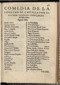 La libertad de Castilla por el Conde Fernan Gonçales | Biblioteca Virtual Miguel de Cervantes