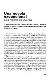 Una novela excepcional / Luis Alberto de Cuenca | Biblioteca Virtual Miguel de Cervantes