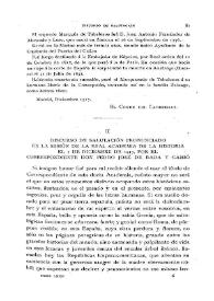 Discurso de salutación pronunciado en la sesión de la Real Academia de la Historia el 7 de diciembre de 1917, por el Correspondiente D. Pedro José de Rada y Gamió | Biblioteca Virtual Miguel de Cervantes