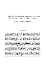 La percepción subjetiva del paisaje en la obra asturiana de Armando Palacio Valdés / Alberto J. Rodríguez-Felgueroso | Biblioteca Virtual Miguel de Cervantes