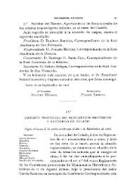 Comisión Provincial de Monumentos Históricos y Artísticos de Toledo [Acta de la sesión celebrada el día 2 de septiembre de 1918] / Francisco de B. de San Román | Biblioteca Virtual Miguel de Cervantes