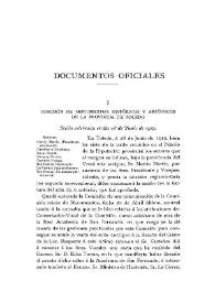 Comisión de Monumentos Históricos y Artísticos de la provincia de Toledo [Acta de la sesión celebrada el día 28 de junio de 1919] | Biblioteca Virtual Miguel de Cervantes