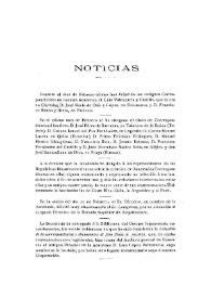 Noticias. Boletín de la Real Academia de la Historia. Tomo 76 (marzo 1920). Cuaderno III / Juan Pérez de Guzmán y Gallo; José Ramón Mélida | Biblioteca Virtual Miguel de Cervantes