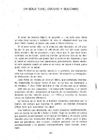 Un solo túnel oscuro y solitario / Héctor Anabitarte Ribas | Biblioteca Virtual Miguel de Cervantes